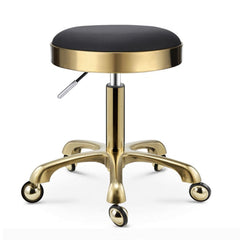 Black Gold Rolling Stool 103544-156