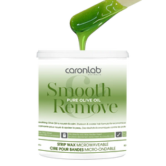 Caronlab Natural Soft Wax Smooth & Remove Pure Olive Oil Strip Wax - Microwavable 800ml CL-2WSOO8