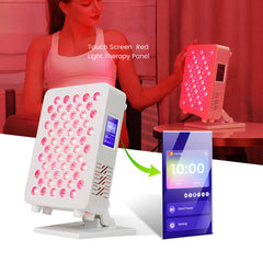 60S 60pcs beads Touch Screen Pdt Medical Led Devices Red Light Therapy Machine for Facial 660nm 850nm Wavelength