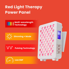 60S 60pcs beads Touch Screen Pdt Medical Led Devices Red Light Therapy Machine for Facial 660nm 850nm Wavelength