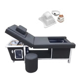 SalonLand Thai Shampoo bed for Salon Head Spa Equipment Lifting backrest hair back wash with Water Circulation Shampoo Bed