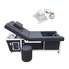 SalonLand Thai Shampoo bed for Salon Head Spa Equipment Lifting backrest hair back wash with Water Circulation Shampoo Bed