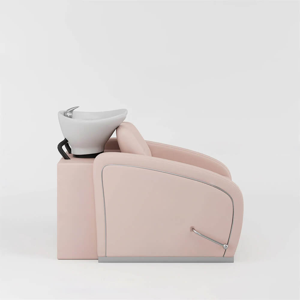 YOOCELL® Backwash Shampoo Unit Chairs with Adjustable White Ceramic Basin AG8249 - Greenlife - Shampoo Unit