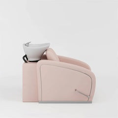 YOOCELL® Backwash Shampoo Unit Chairs with Adjustable White Ceramic Basin AG8249 - Greenlife - Shampoo Unit