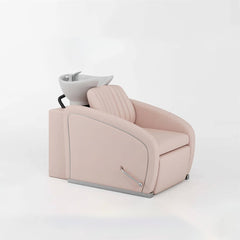 YOOCELL® Backwash Shampoo Unit Chairs with Adjustable White Ceramic Basin AG8249 - Greenlife - Shampoo Unit