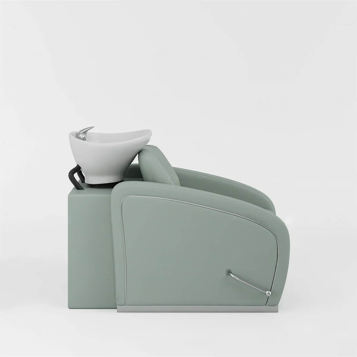YOOCELL® Backwash Shampoo Unit Chairs with Adjustable White Ceramic Basin AG8249 - Greenlife - Shampoo Unit