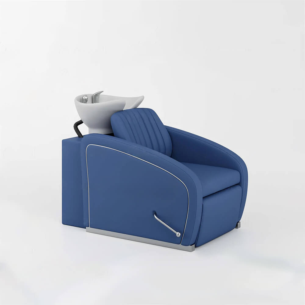 YOOCELL® Backwash Shampoo Unit Chairs with Adjustable White Ceramic Basin AG8249 - Greenlife - Shampoo Unit