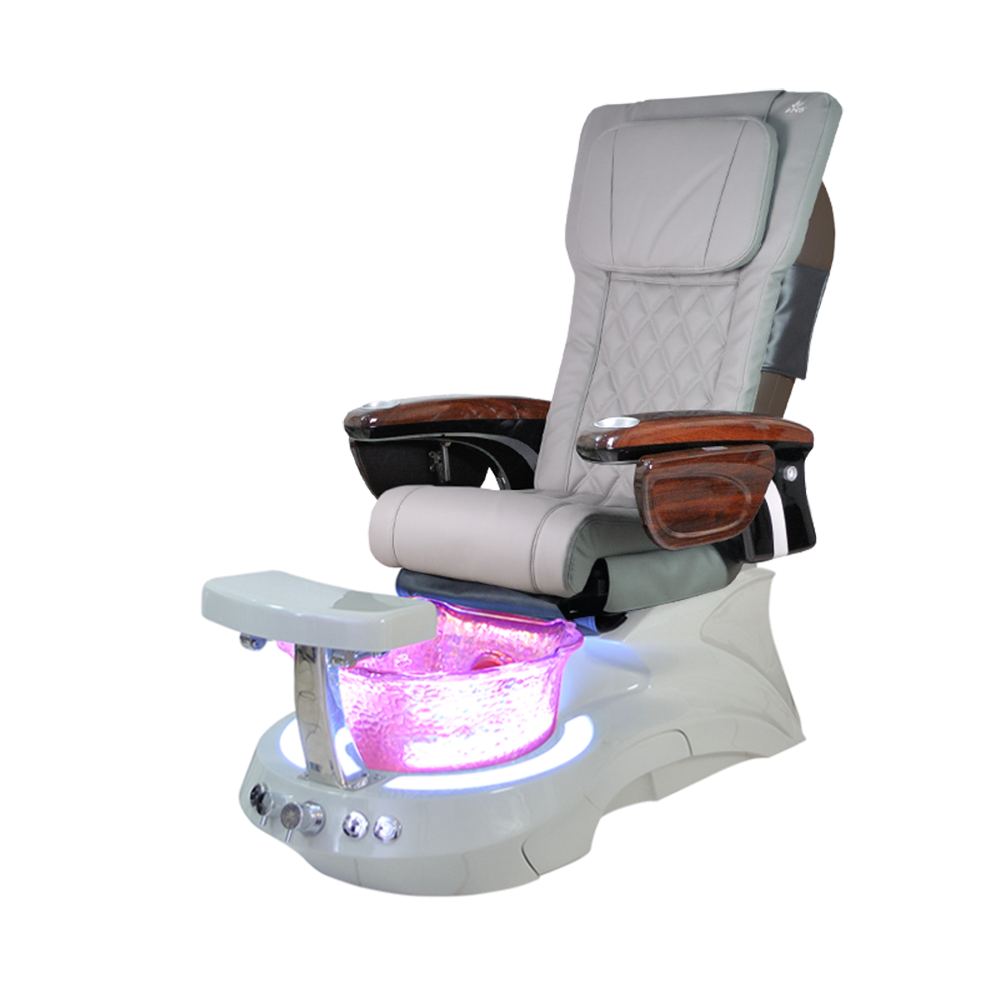 Pedicure Chairs with Scallop Glass Sink for Salon/Pedispa - Greenlife - Pedicure Chair