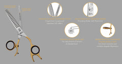 Bpx Katachi 400 Swivel Cutting Scissors Golden And Silver K4T-7