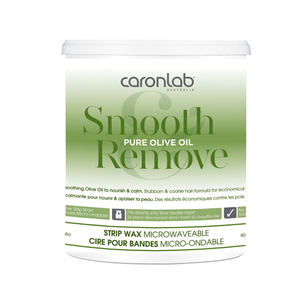 Caronlab Pure Olive Oil Strip Wax - Microwavable 800ml CL-2WSOO8 - GREENLIFE - Cleaning & Disinfecting