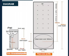 SalonLand Thai Head Spa Shampoo Bed, Width 32" or 27.7" ~ Stainless Steel frame with Ceramic Head Basin- Optional Foot Basin