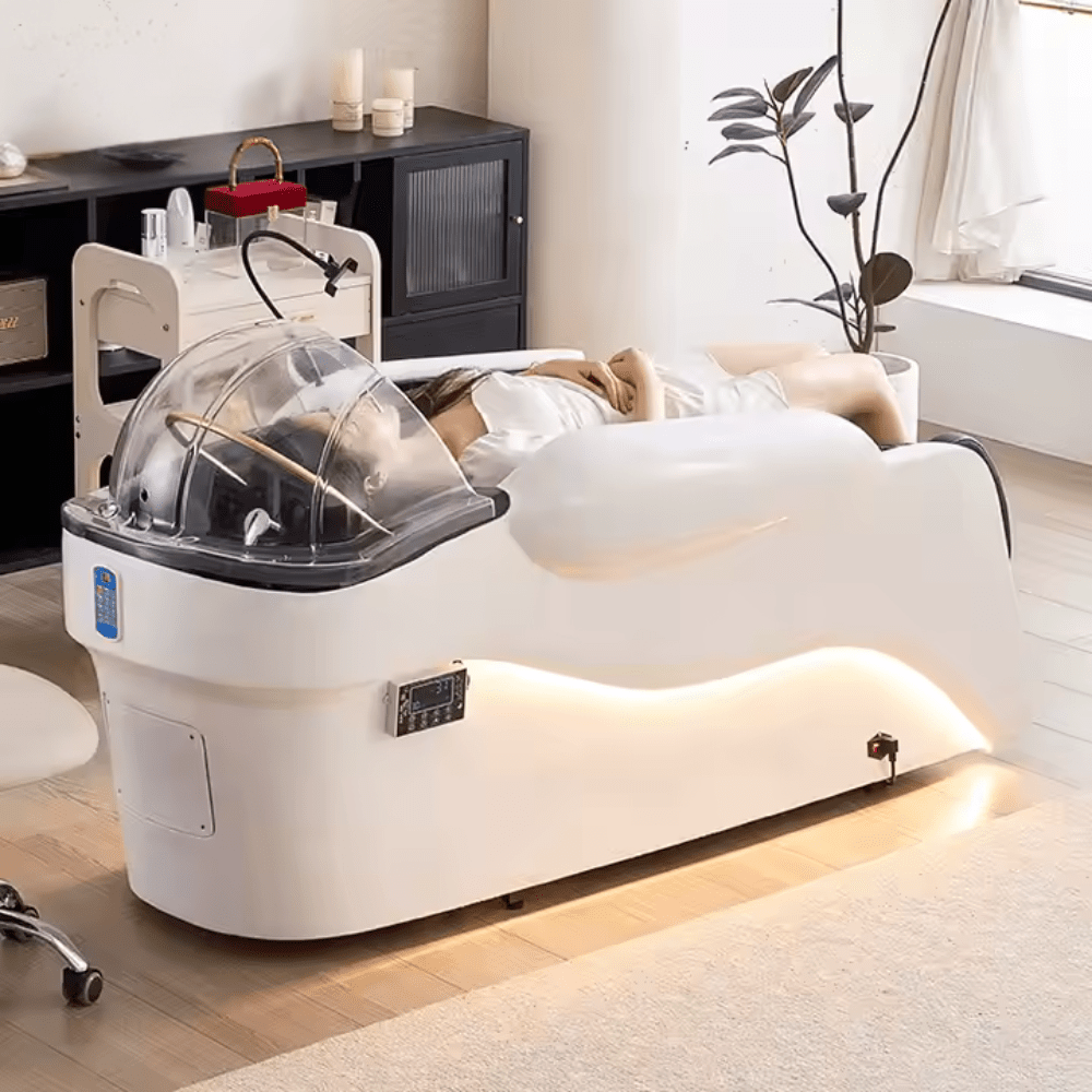 Electric massage Head Spa Thai Shampoo Bed back wash salon - GreenLife - Head Spa