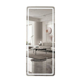 Zenith Rectangle LED Salon Mirror (Fragile, pick - up only) - GreenLife - salon Mirror