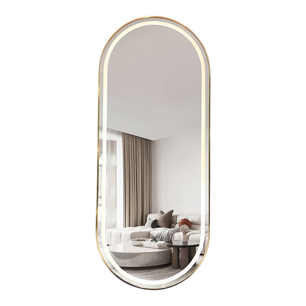 Luna Oval LED Salon Mirror (Fragile, pick - up only) - GreenLife - salon Mirror