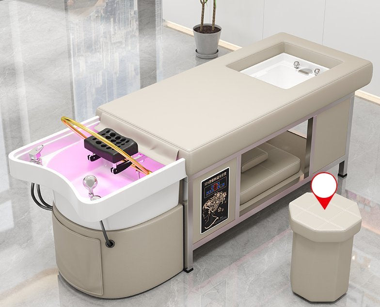 Greenlife Luxury Japanese Headspa for Professional Thai Head SPA Backwash Shampoo Sink Bed or with add Pedicure Base - Model A - GreenLife - Shampoo Unit