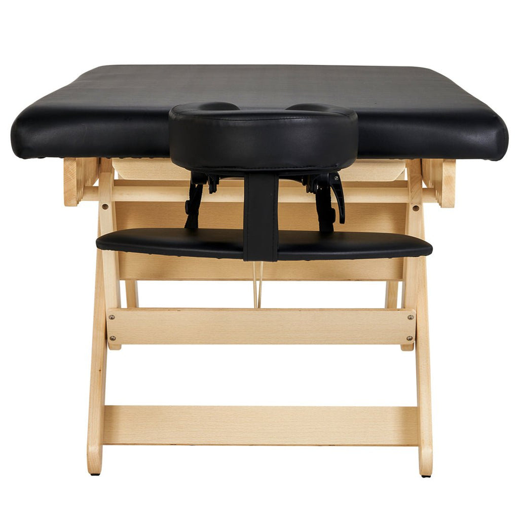 Flat Wooden Stationary Massage SPA Table - GreenLife-Stationary Massage Table