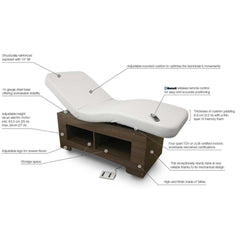 Silhouet-Tone ® Nevada Premium 1 Cushion Electric Spa Bed For Massage & Spa 412734 - Made In Canada