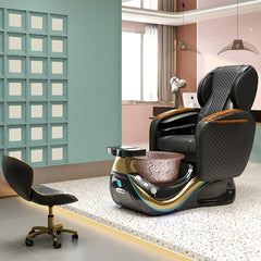 Greenlife® Electric Reclining Pedicure Chair Modern Foot Chair Shiatsu Massage Spa Chair - Greenlife - Pedicure Chair