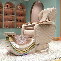 Greenlife® Electric Reclining Pedicure Chair Modern Foot Chair Shiatsu Massage Spa Chair - Greenlife - Pedicure Chair