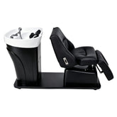 Japanese Head Spa Bed Adjustable Shampoo Unit with Fixed Shampoo Sink - Greenlife -Shampoo Unit