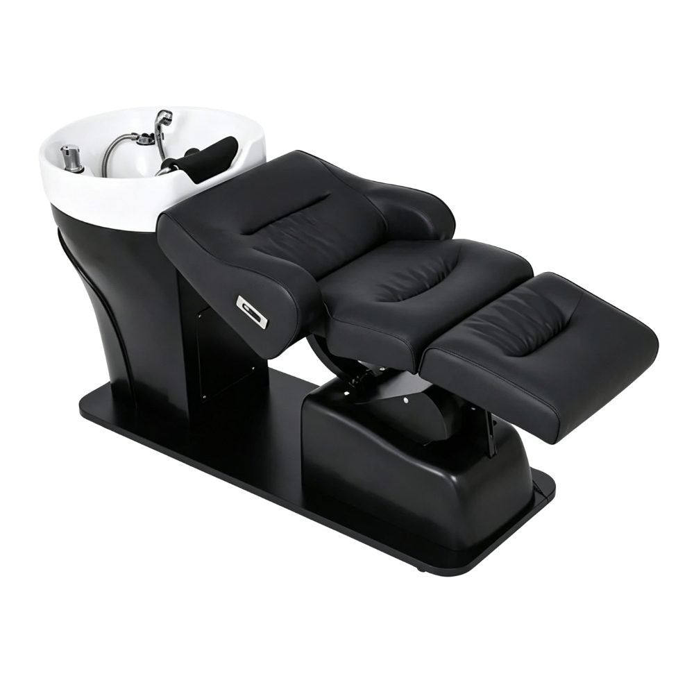 Japanese Head Spa Bed Adjustable Shampoo Unit with Fixed Shampoo Sink - Greenlife -Shampoo Unit