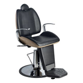 Luca Rossini ®️Figaro Barber Chair with Aluminium Armrests LR/BC650