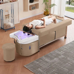 Greenlife Luxury Thai Japanese Headspa for Professional Thai Head SPA Backwash Shampoo Sink Bed with Adjustable Backrest - GreenLife - Shampoo Unit