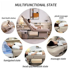 Greenlife Luxury Thai Japanese Headspa for Professional Thai Head SPA Backwash Shampoo Sink Bed with Adjustable Backrest - GreenLife - Shampoo Unit