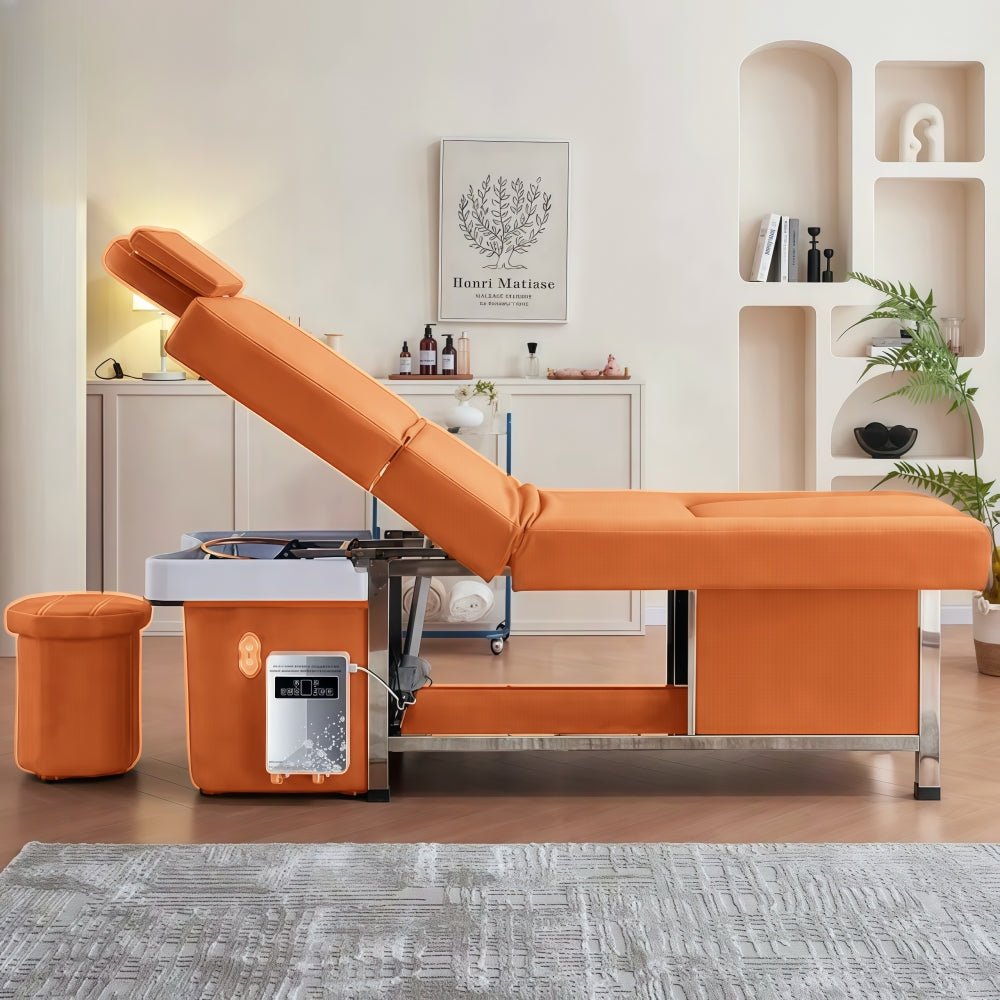 Greenlife Luxury Thai Japanese Headspa for Professional Thai Head SPA Backwash Shampoo Sink Bed with Adjustable Backrest - GreenLife - Shampoo Unit