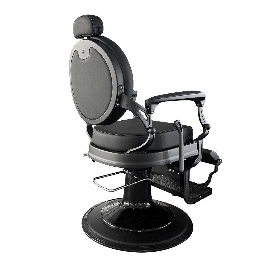 GreenLife ® Neo - Vintage Matt Black Barber Chair - GreenLife - barber chair
