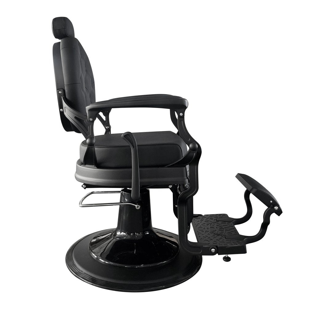 GreenLife ® Neo - Vintage Matt Black Barber Chair - GreenLife - barber chair