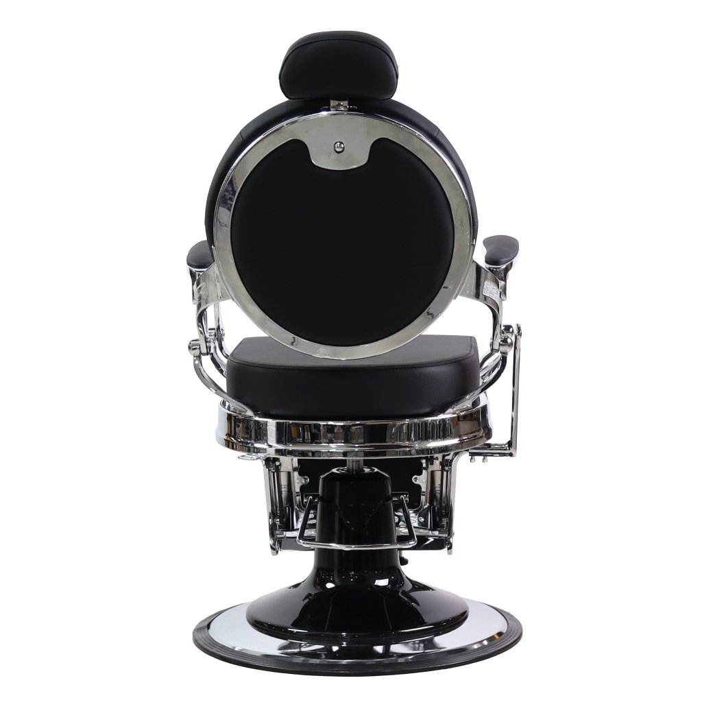 GreenLife ® Neo - Vintage Silver Chrome Barber Chair - GreenLife - barber chair