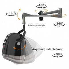 Salon Ionic Bonnet Hair Dryer Professional Hair Salon Wall-Mount Salon Dryers