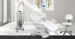 Silhouet-Tone ® PLATINUM 4-Motor Electric Beauty Bed 412256 with bluetooth hand foot controller - Made in CANADA