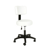 Silhouet-Tone ® Round Air-Lift Oleo Stool With Backrest