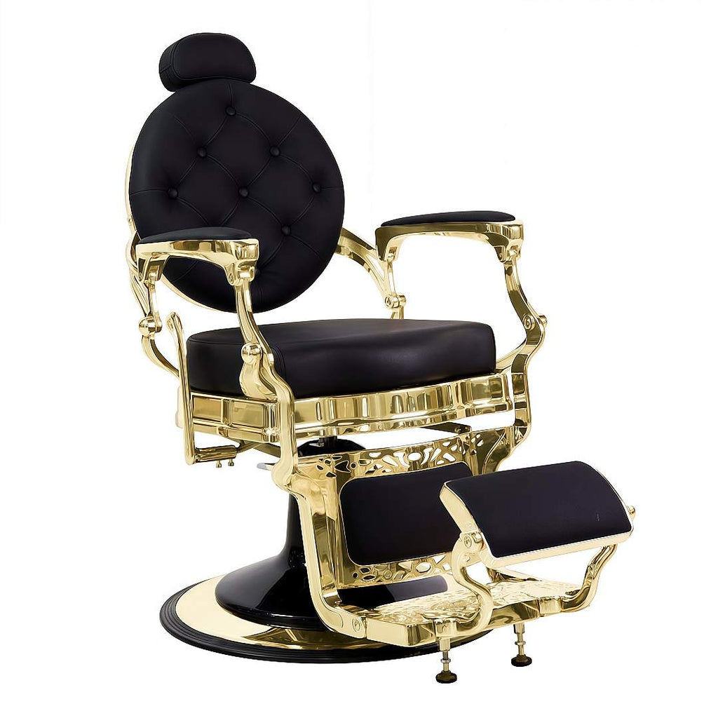 GreenLife ® Neo-Vintage Gold Barber Chair - Greenlife -Barber Chair
