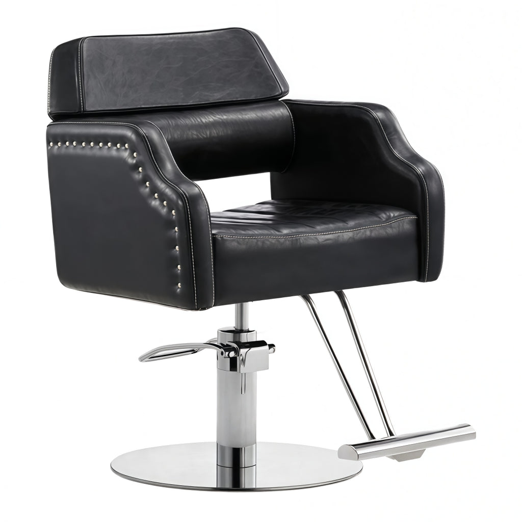 GreenLife Original Classic Authentic Hydraulic Styling Chair with Stainless steel flat chassis - SC 461