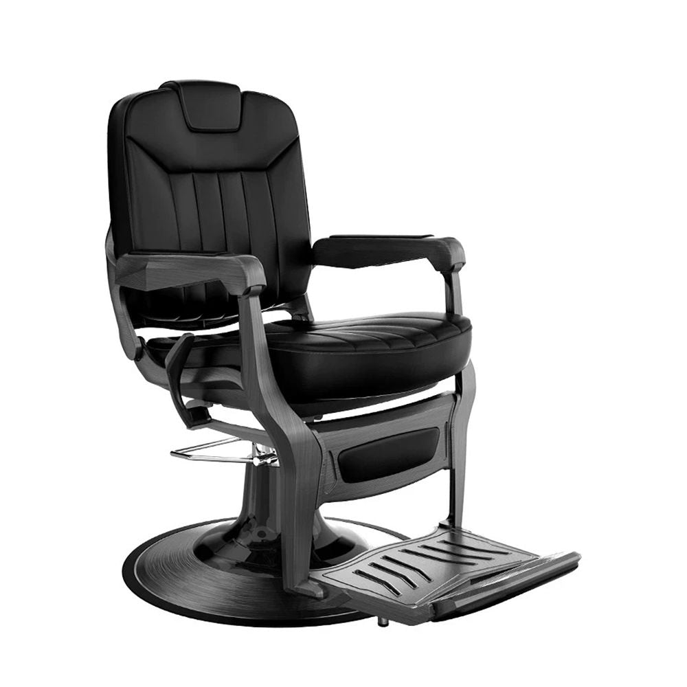 H.Master® Vintage Barber Chair Reclining Chair with Backrest - GreenLife - Barber Chair