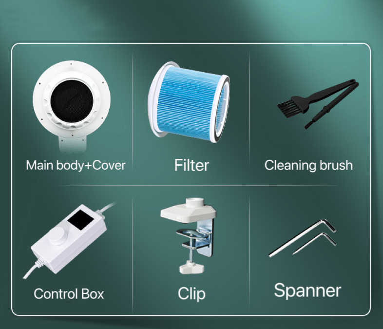 Led Nail Dust Collector - GreenLife - nail dust collector