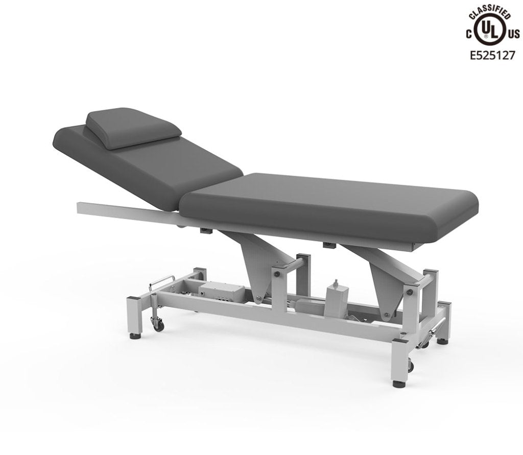 Silverfox ® 2 - Motor Electric Massage Table Power Lifing Back Physiotherapy Treatment Bed for RMT Physical Therapy 2212A - GreenLife - Electric Massage Bed