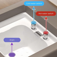 Premium Thai Shampoo Bed – Ceramic Head Basin, wood Frame, with Steam Function & Bonus Water Pump - GreenLife - Shampoo Unit