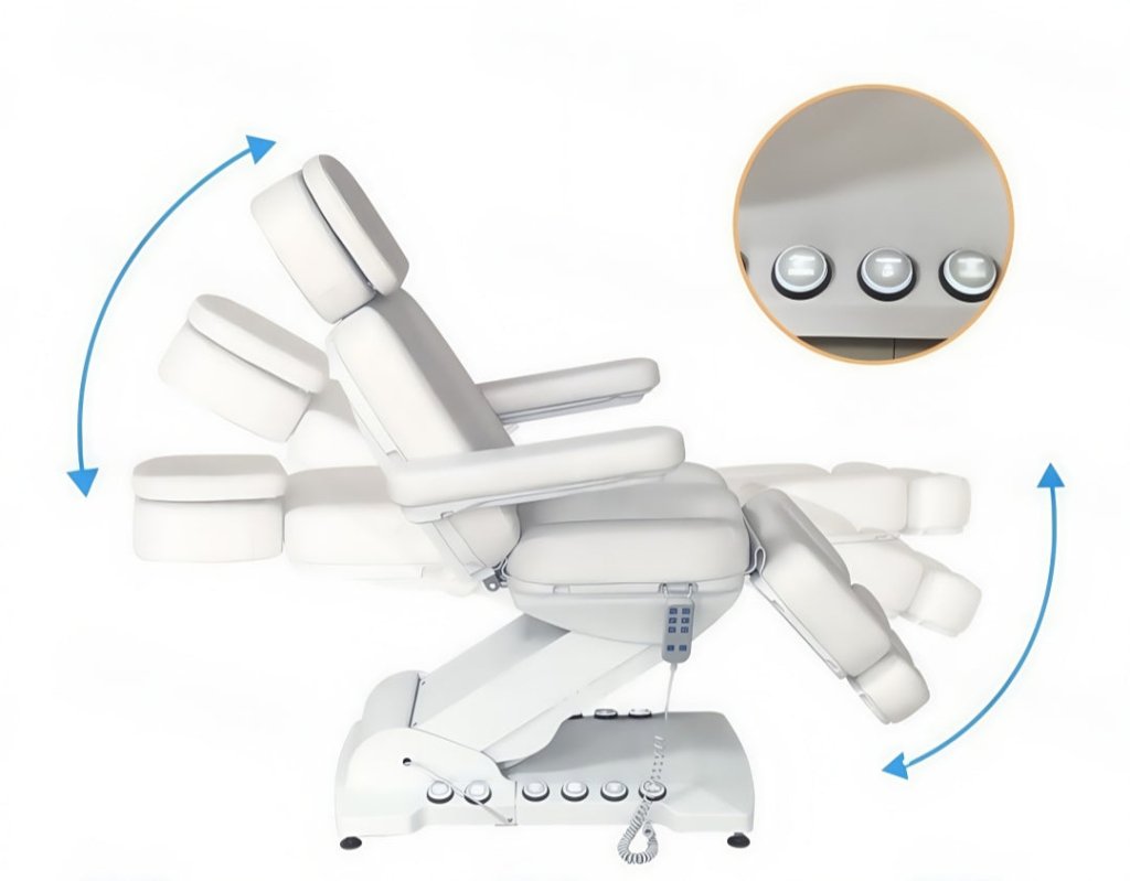 Greenlife Lina 3 - Motor Electric Spa Chair "with hand remote" or "add build - in Foot Control" or "add bed heating" - GreenLife - Electric Beauty Bed