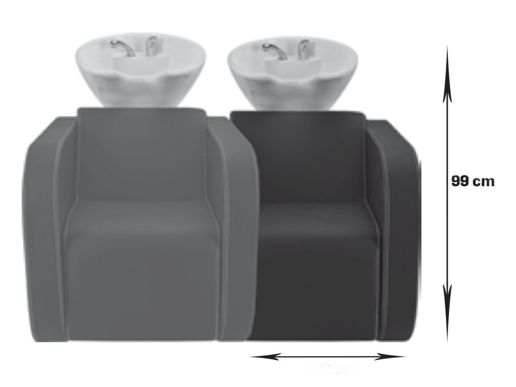 Greenlife double seat Hairdressing Shampoo Unit - GreenLife - Shampoo unit