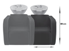 Greenlife double seat Hairdressing Shampoo Unit - GreenLife - Shampoo unit