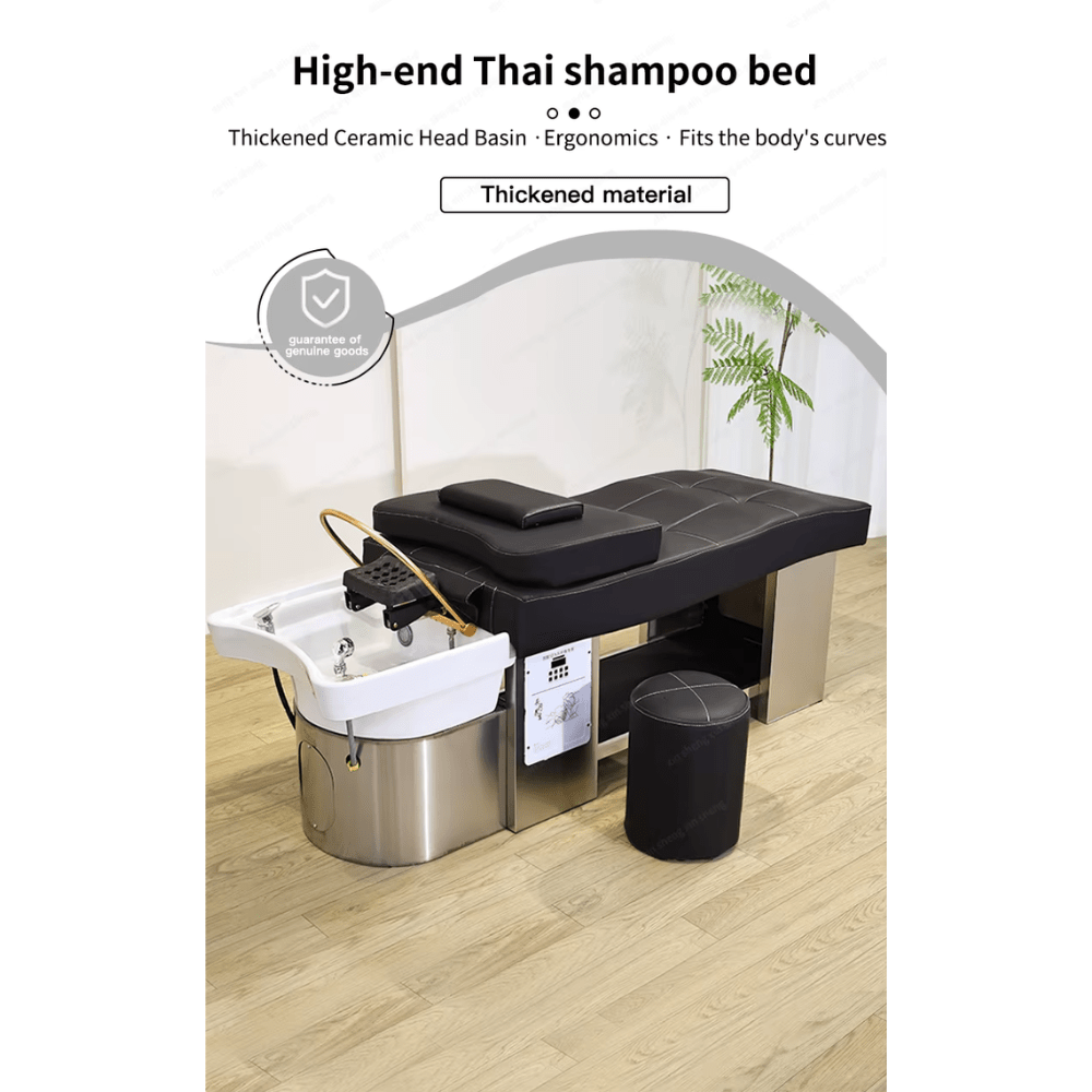 SalonLand Thai Shampoo Head Spa with hot Waterfall and more whole set - GreenLife - Shampoo Unit