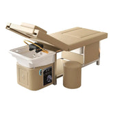 SalonLand High - grade Thai Head SPA Shampoo Bed with Ceramic Basin & Power lift backrest & foot bath - GreenLife - Shampoo Unit