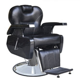 SalonLand Classic Barber chair for hair salons – reclinable, rotatable, and height adjustable - GreenLife - Barber Chair