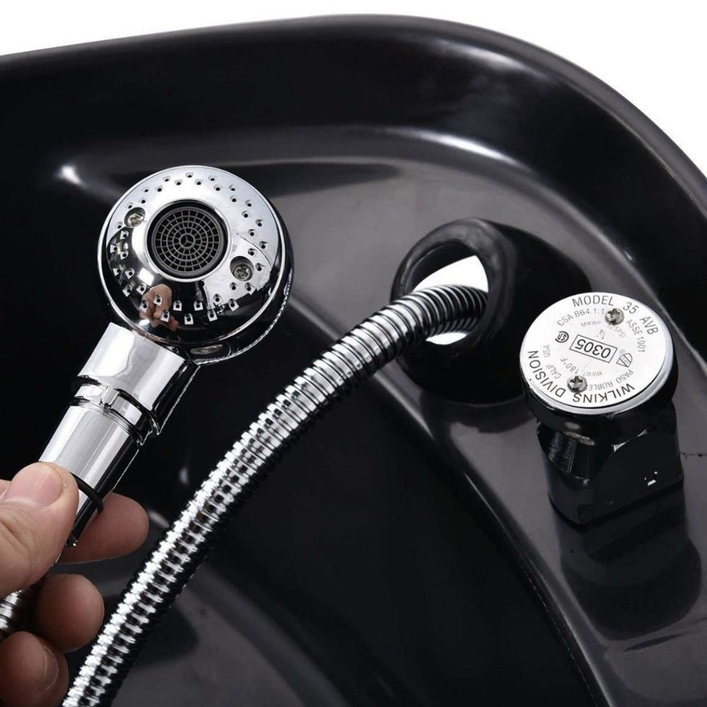 Barber shop sitting shampoo Unit Sink chair with Ceramic Basin - GreenLife - Shampoo Unit