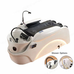Luxury Electric Head Therapy Thai SPA and Shampoo Bed with Massage Function - GreenLife - Shampoo Unit