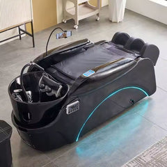 Luxury Electric Head Therapy Thai SPA and Shampoo Bed with Massage Function - GreenLife - Shampoo Unit